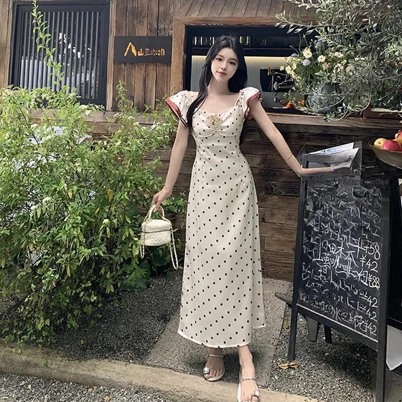 Manekniv Slip Dresses Women's Polka Dot-3