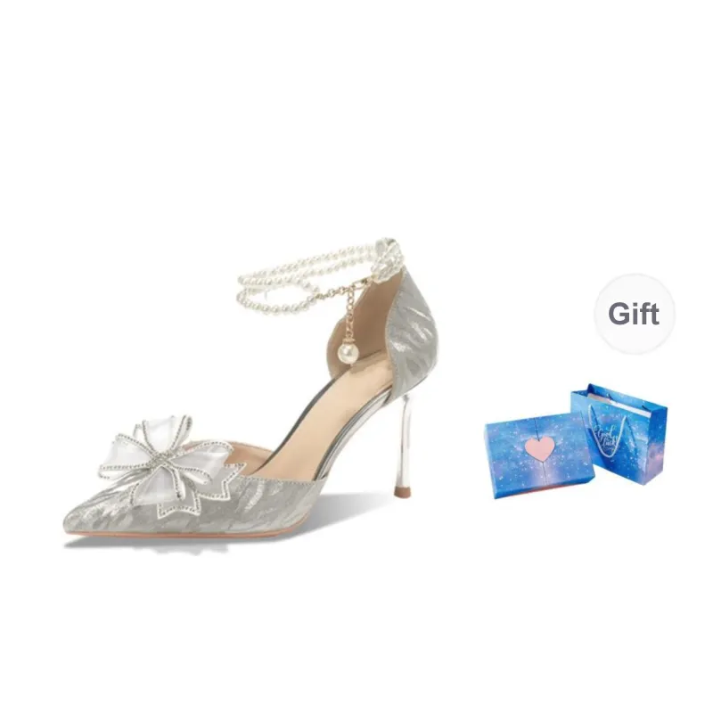HKCP Slim Heel High Heels 8cm Women's-8