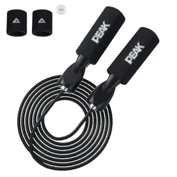 PEAK Fitness Training Non Countable Jump Ropes Fitness Crowd PVC Steel Wire Material