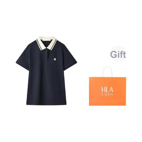 HLA Поло Женское Темно-синий