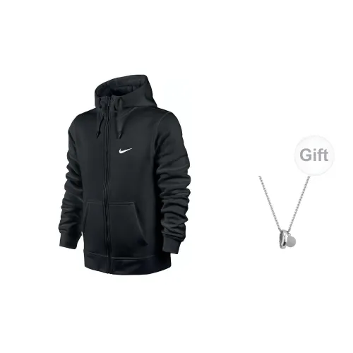 Nike Jackets Unisex Black+Free Necklaces