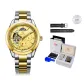 Gold[Luxury Box+Leather Strap]