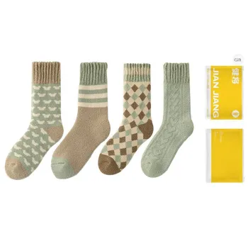 Master Mid Calf Socks Women's Shopping Bag 4 Pack