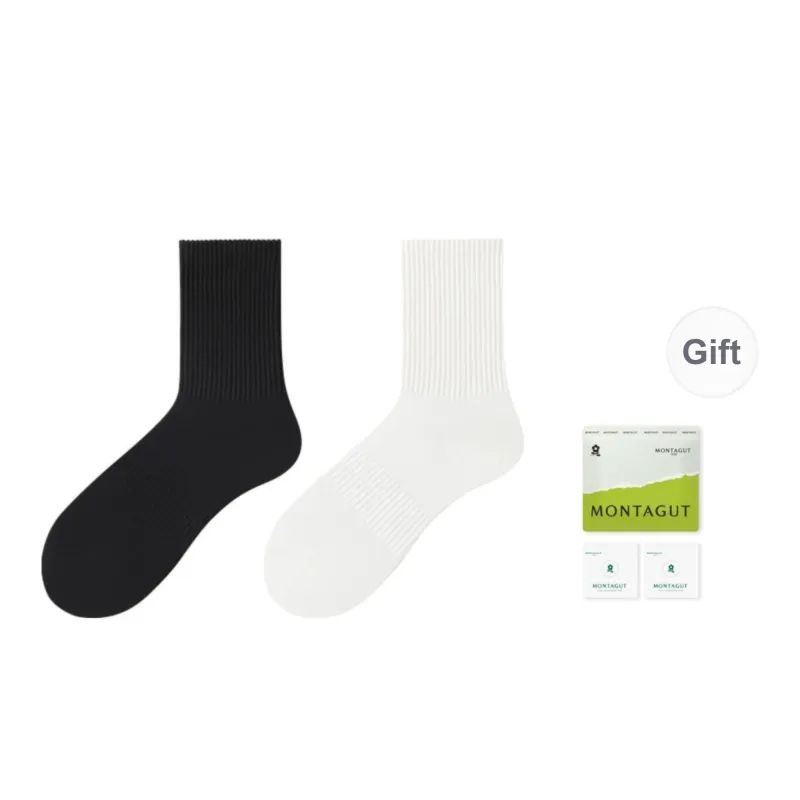 Montagut Mid Calf Socks Unisex 4 Pack-4