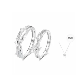 KING TAI SANG 999 Fine Silver Rings Unisex