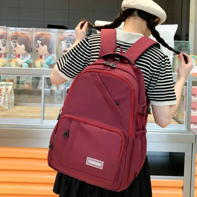 GEERDUN Nylon Backpack Unisex Multicolor-6