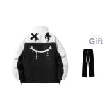 Black White (Comes with Fleece-Lined Casual Pants)