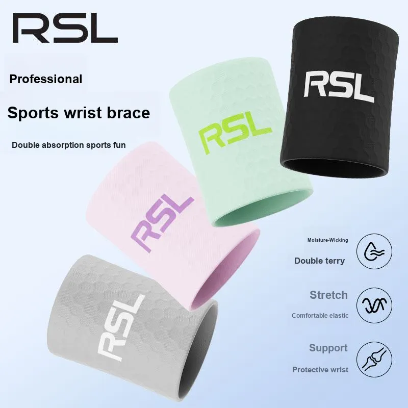 RSL Fitness Sports Wristbands Thermal Compression Breathable Protective Polyamide Unisex Basic Protective Equipment-3
