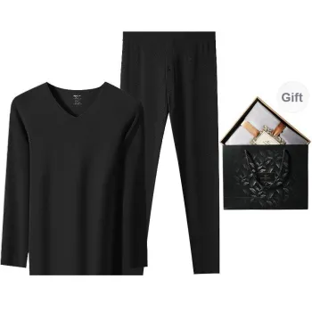 SEPTWOLVES Thermal Set Men's Exquisite Box+Shopping Bag