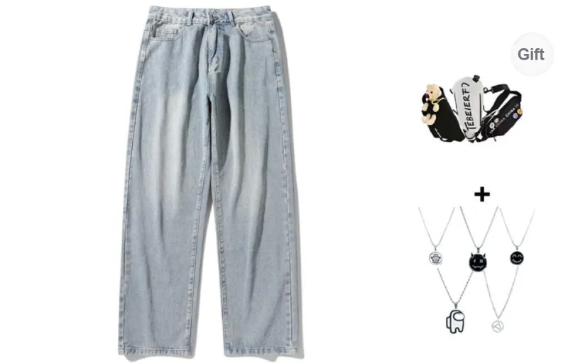 LIGHTNING BEAR Jeans Unisex-5