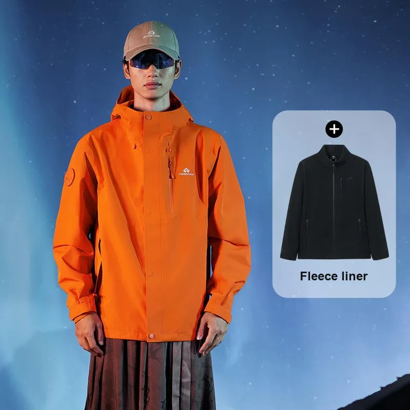 PIONEER CAMP Waterproof, Windproof, Breathable, Abrasion Resistant, Thermal, Water Repellent Windbreaker Jacket Men's-35