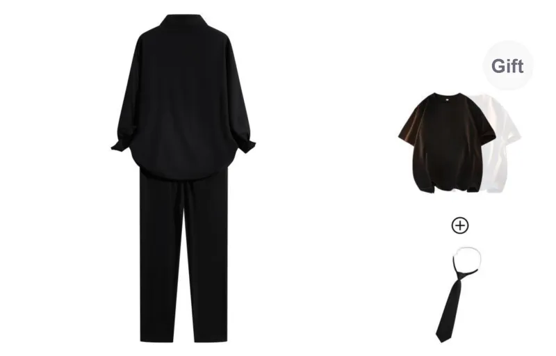 LA'T.WEEKEND Shirt Matching Set Unisex-1