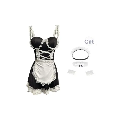 TLXT Сладкий стиль Maid Женские ночные сорочки