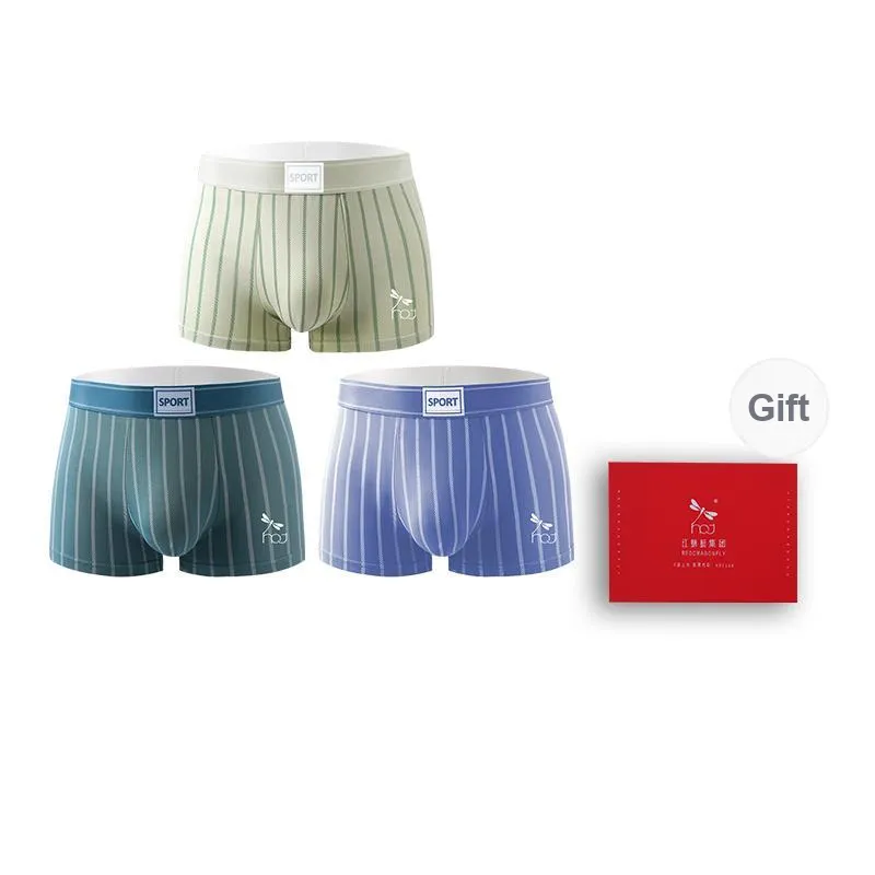 RED DRAGONFLY Underpants Men's 3 Pack Gift Box Set-12