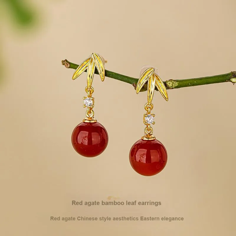 Encounter Gift Agate Jade Earrings Women's-2
