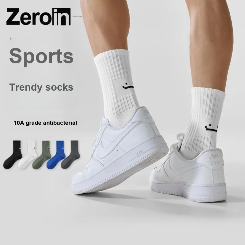 ZEROIN Mid Calf Socks Unisex 4 Pack-1