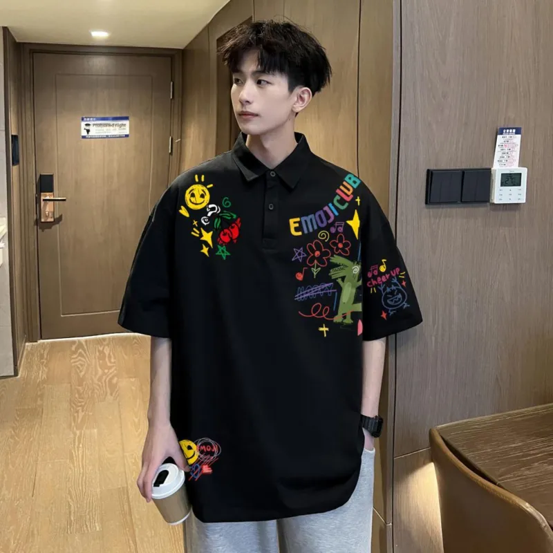 Emoji Polo Shirts Unisex-8