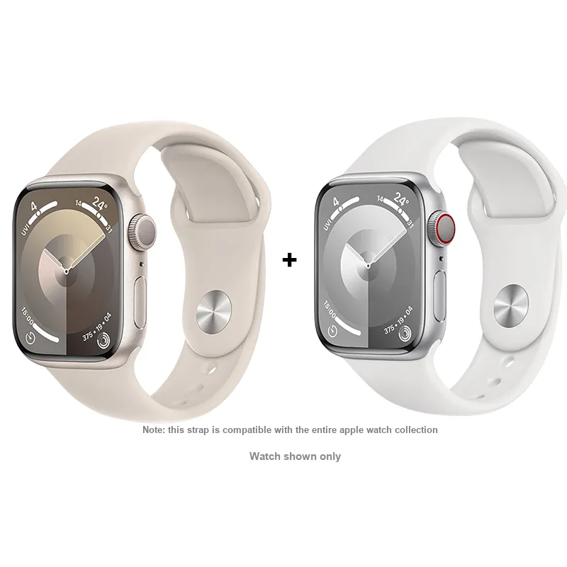 FZRT Apple Compatibility Watch Band Official Same Style Solid Color Liquid Silicone Strap Silicone Material-5