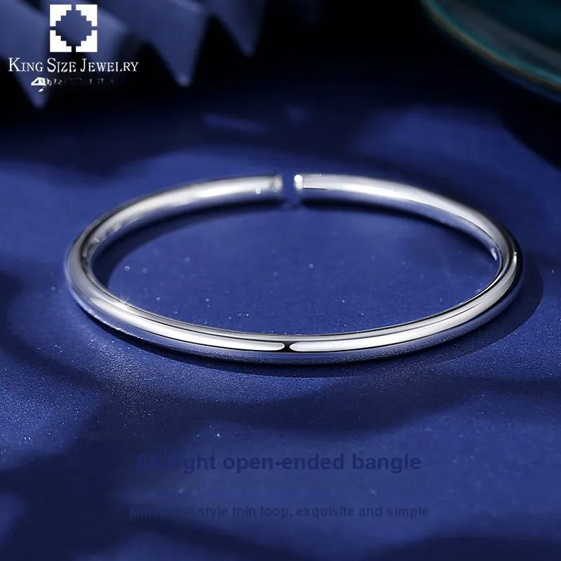 KING SIZE JEWELRY 999 Fine Silver Bangles Women's-4