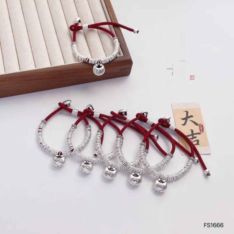 Silver Arashi Sterling Silver Bracelet 999 Fine Silver Unisex-4
