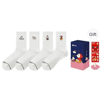 ZEROIN Socks Gift Box Unisex Box 4 Pack