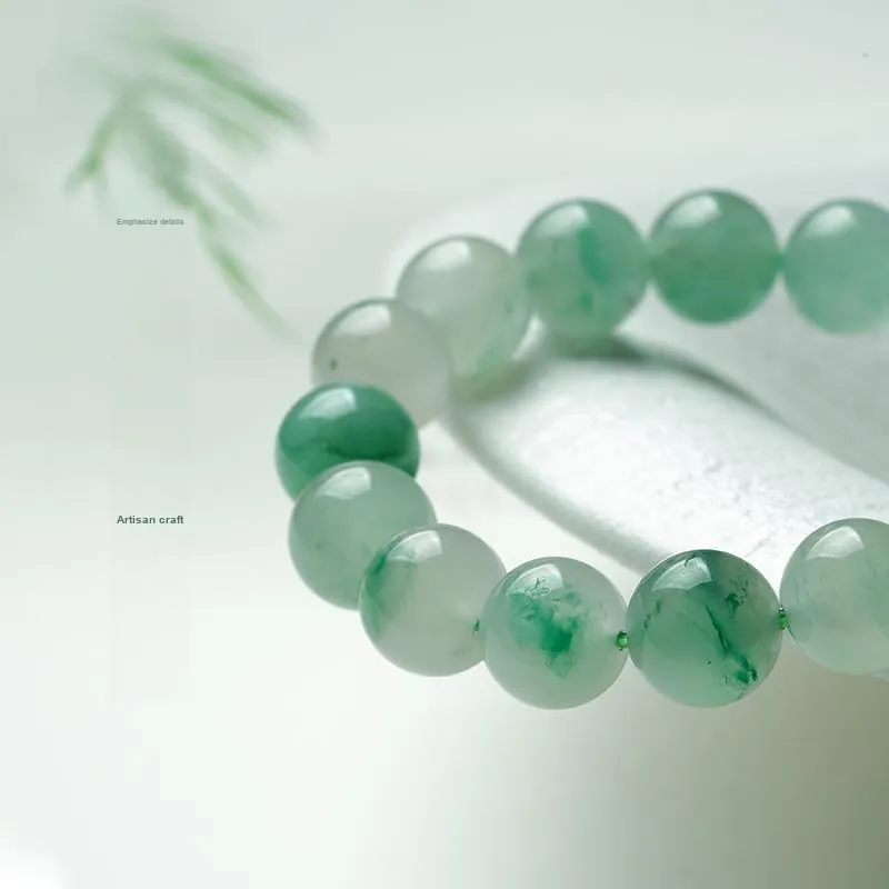 With The Heart Of The Jade African Emerald Bracelets Unisex-4