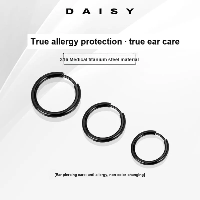 Daisy Dream Steel Earrings Unisex-2