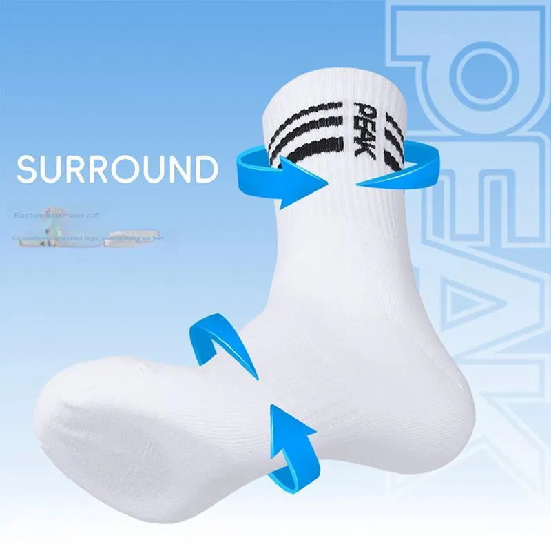 PEAK Mid Calf Socks Unisex 7 Pack-4