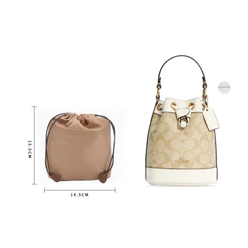 Metal Bag Accessory Women's Black/Brown/Beige-0
