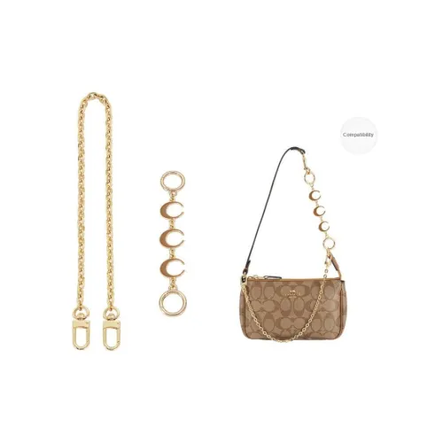 Lan Bao Fan Metal Extender Chain Sub-Decoration Chain Unisex Gold-Tone