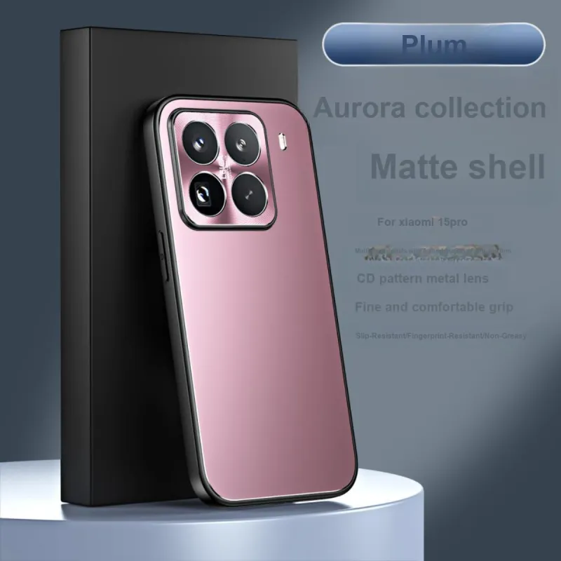 ZHUOJI Matte Material Aurora Invisible Stand Case Phone Case Compatible With Xiaomi 15 Pro/15-13