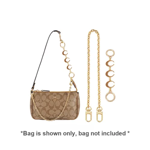 Lan Bao Fan Metal Decoration Chain Accessories Women's Gold-Tone