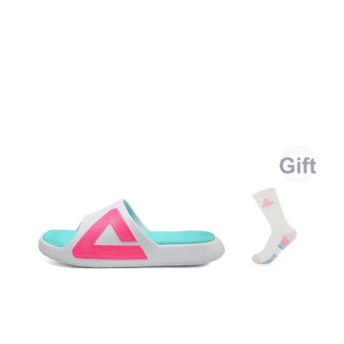 PEAK Tai Ji1,0 Противоскользящие Устойчивые к истиранию Амортизация Слипоны Унисекс Белый Красный