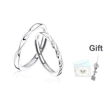 JOYDINNY Alloy Couple Rings Unisex