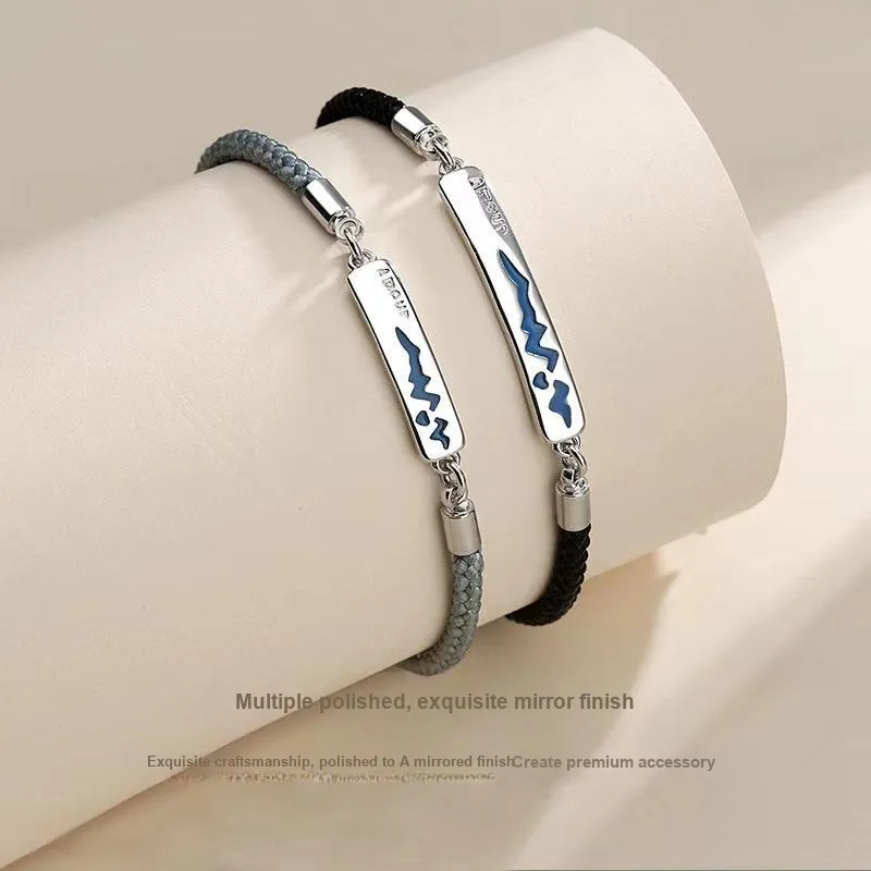 JESCAKOO Silver Bracelets Unisex-2