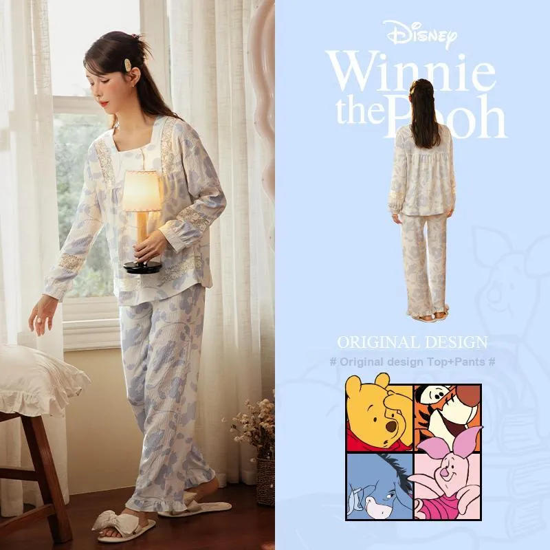 Gongdie x Disney Pajama Set Women's Gift Box Set Apricot-1
