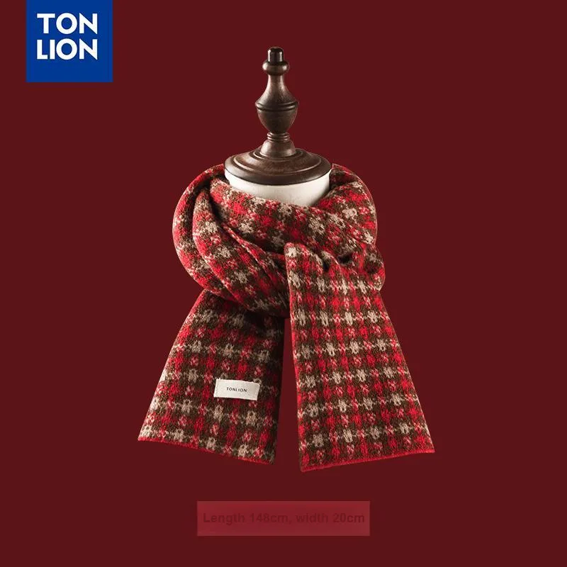 Tonlion Knit Scarves Unisex-1