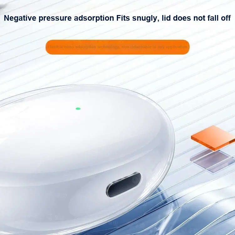 CHRROTA Compatible With Huawei Freebuds 6i Silicone Transparent Headphone Protective Case For Bluetooth Earphones-2