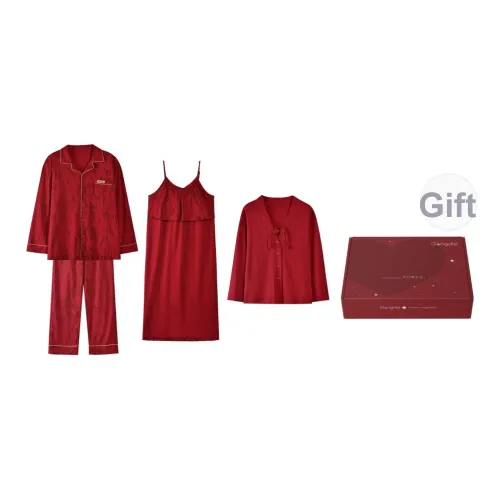 Gongdie Длинный рукав Мужской + Женский Моделирование Унисекс Подарочные наборы пижам