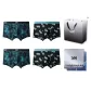 Box+Shopping Bag 4 Pack (Green Print+Green Print+Gradient Letter+Gradient Letter)