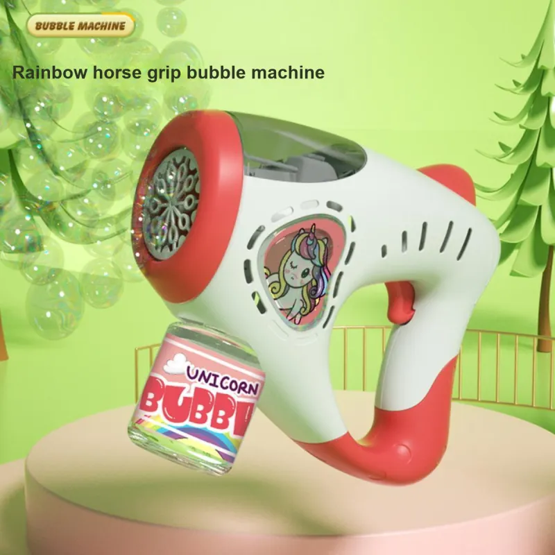 YISBRO Handheld Fully Automatic Electric Bubble Machines-3