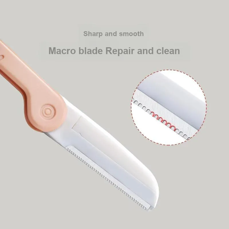 KINEPIN Foldable Scratch Resistant Injury Resistant Eyebrow Razor-2