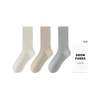 XXLLG Mid Calf Socks Women's Box Of 3 Pairs
