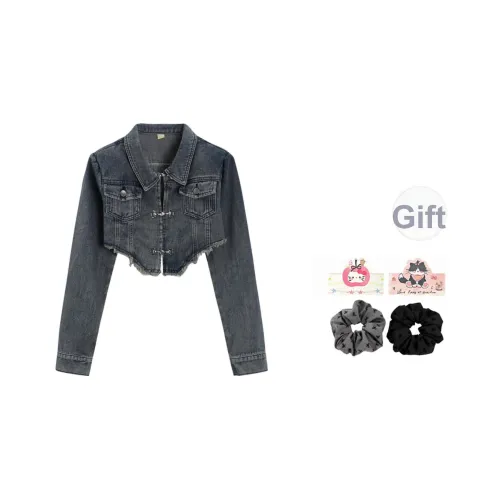 YAUH Повседневный костюм женский джинсовый синий