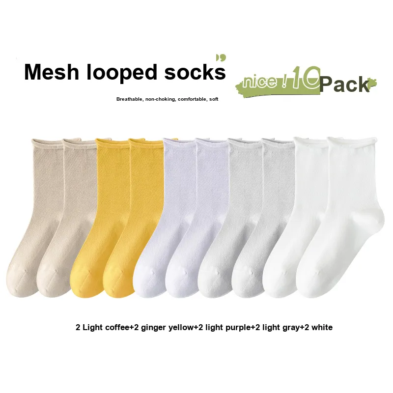 7 SEVFUN Mid Calf Socks Women's Combo Set-35
