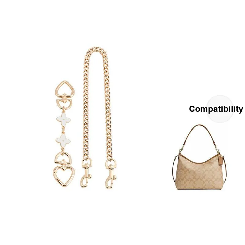 Ingenuity Handmade Metal Extender Chain Shoulder Strap Women's Multicolor