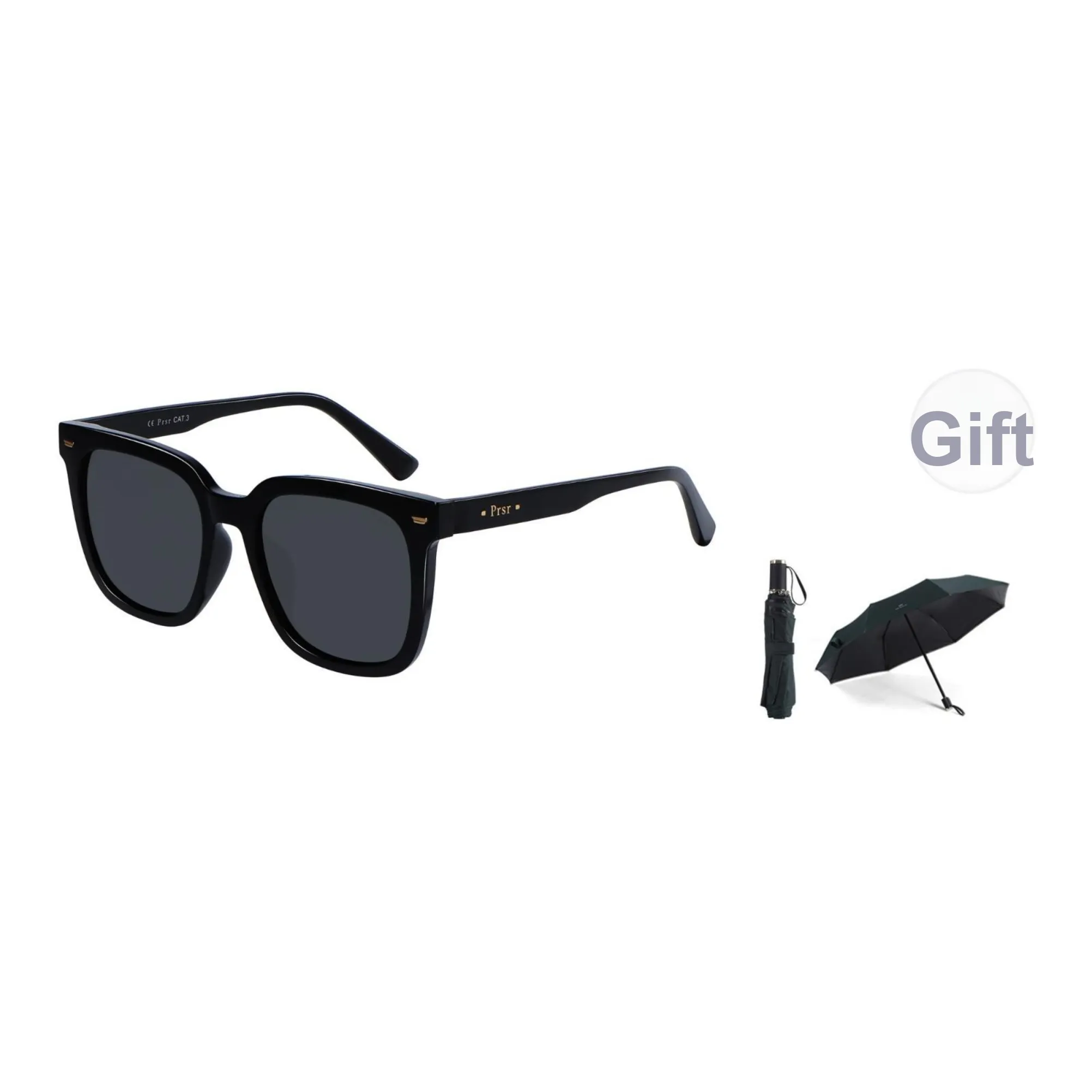 Prsr TR90 Квадратные Солнцезащитные Очки Унисекс