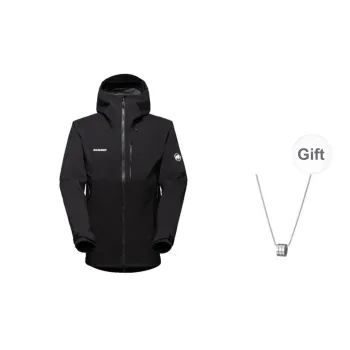 MAMMUT Jackets Coats Unisex Black Comes With Necklace