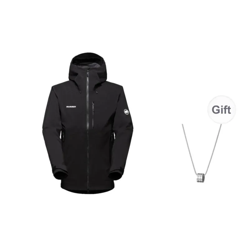 MAMMUT Jackets Coats Unisex Black Comes With Necklace-0