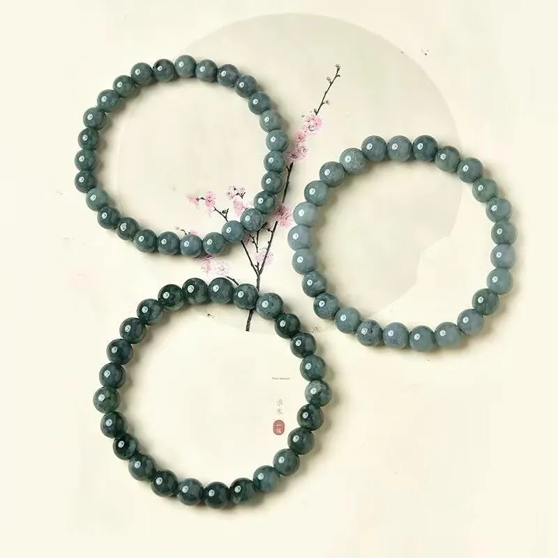 Jing Ruyu Glutinous Jade Jadeite Bracelets Unisex-5